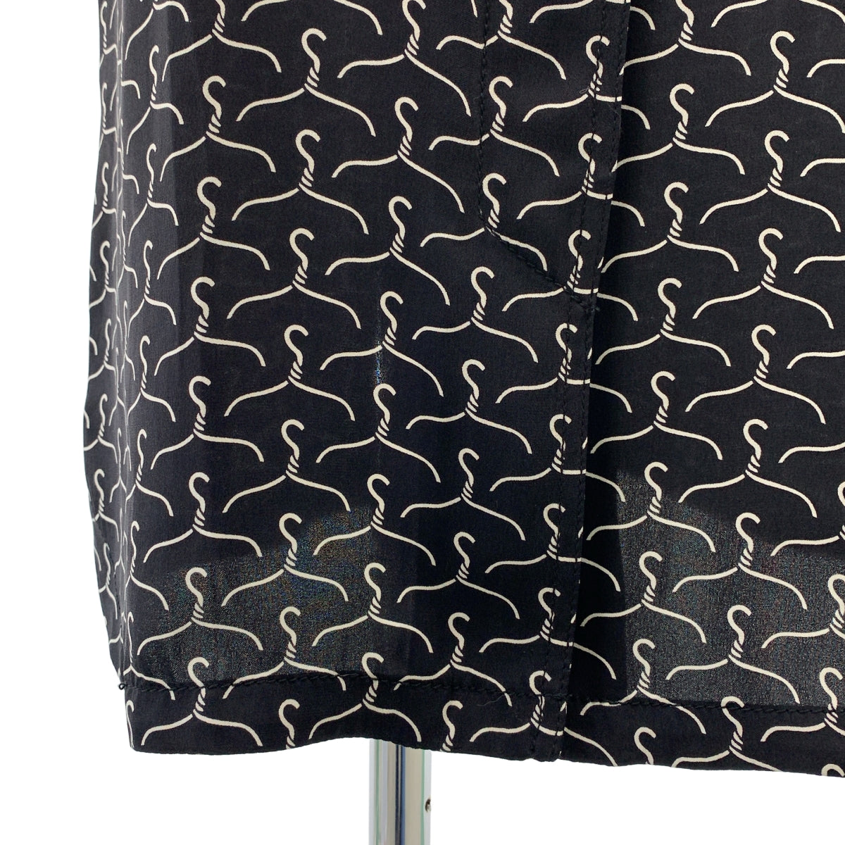 DIANE VON FURSTENBERG / ダイアンフォンファステンバーグ | シルク 総柄 ベルテッド ドレス ワンピース | 2 | レディース