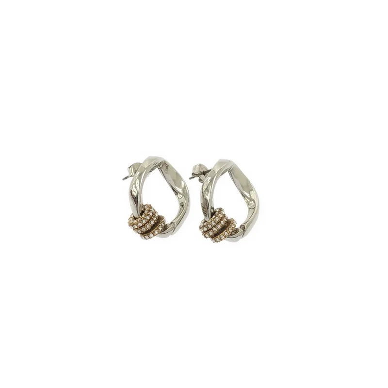 Herlipto / ハーリップトゥ | Two-Tone Crystal Earrings ピアス |