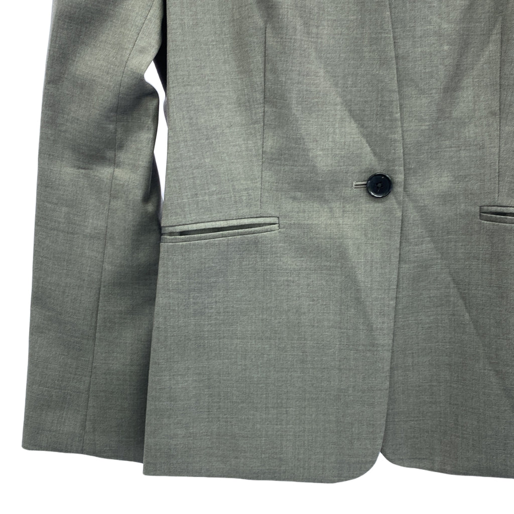 UNITED ARROWS / ユナイテッドアローズ | CANONICO ノーラペルジャケット | 38 | グレー | レディース
