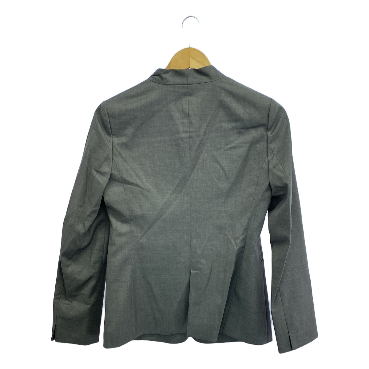 UNITED ARROWS / ユナイテッドアローズ | CANONICO ノーラペルジャケット | 38 | グレー | レディース
