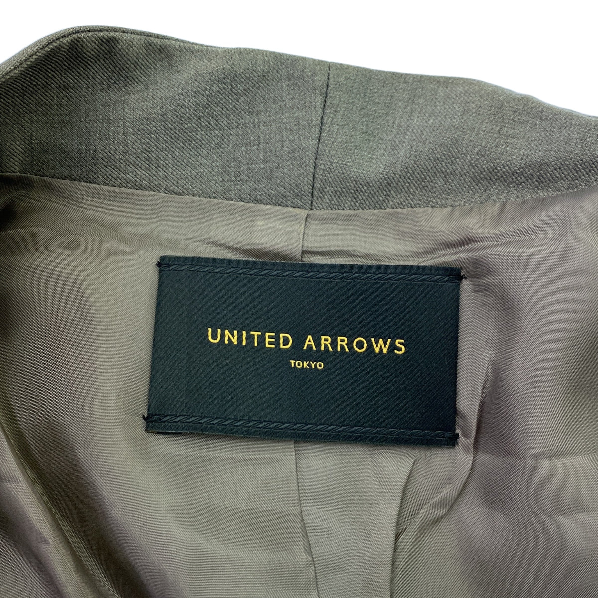 UNITED ARROWS / ユナイテッドアローズ | CANONICO ノーラペルジャケット | 38 | グレー | レディース
