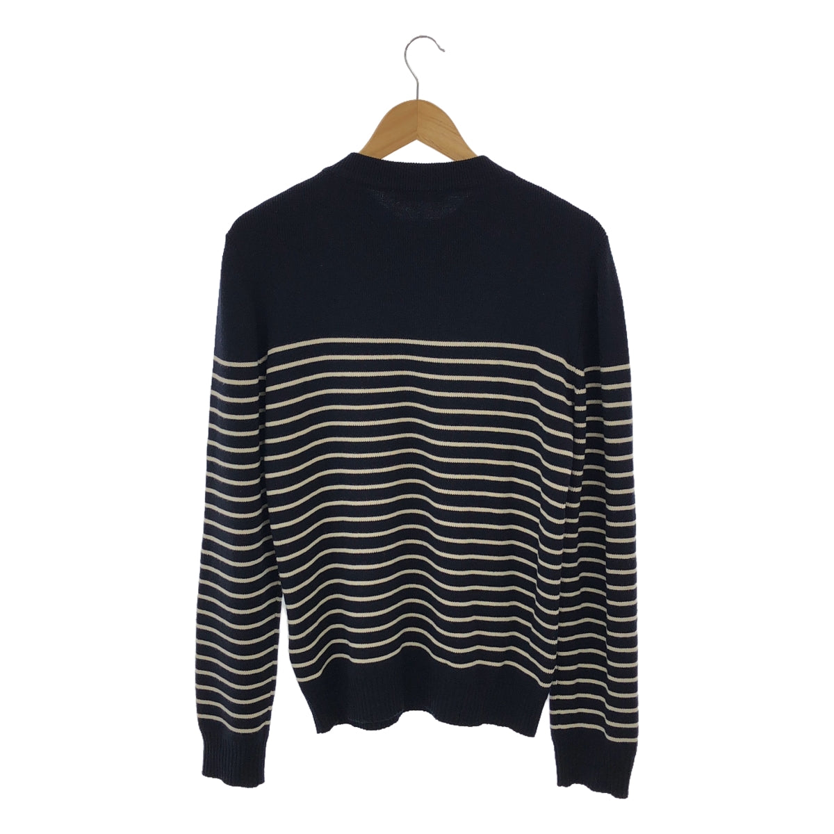 [Good Condition] JW Anderson / JW Anderson | Striped Extra Fine Wool Sweater / Logo Gold Button Knit Pullover