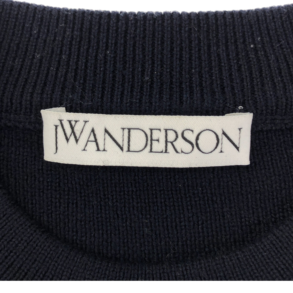 [Good Condition] JW Anderson / JW Anderson | Striped Extra Fine Wool Sweater / Logo Gold Button Knit Pullover