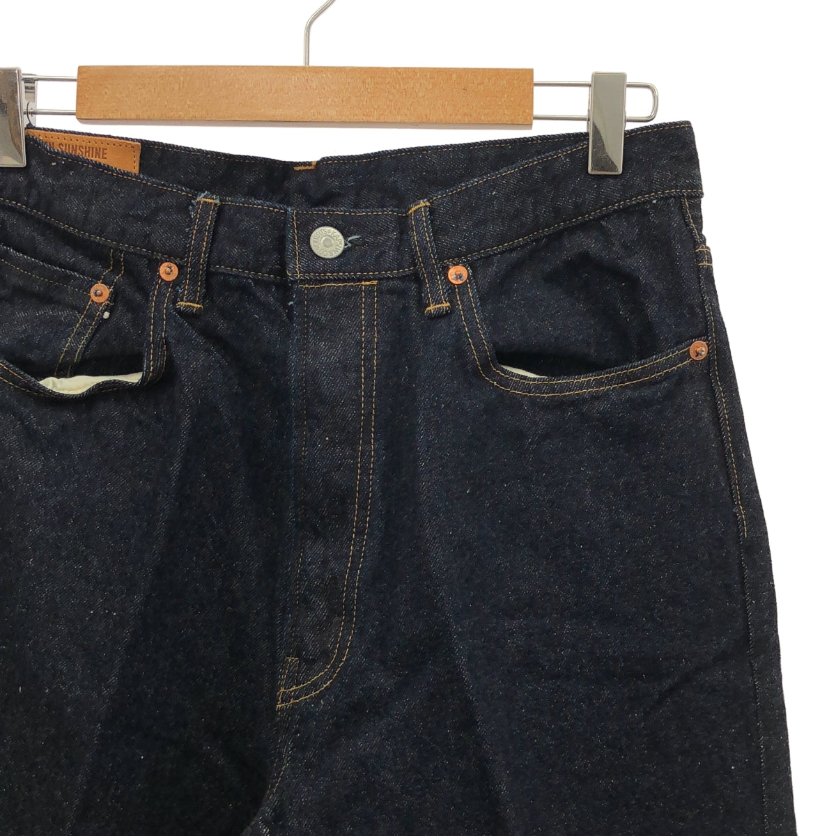 [미품] Kaptain Sunshine / 캡틴 선샤인 | Skate Shoecut Denim Pants / 스케이트 슈컷 짙은 감색 데님 팬츠 | 30 | Indigo | 남성