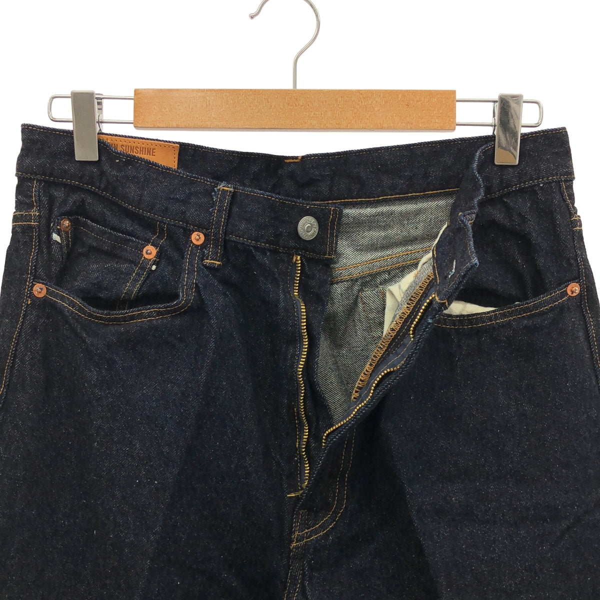 [미품] Kaptain Sunshine / 캡틴 선샤인 | Skate Shoecut Denim Pants / 스케이트 슈컷 짙은 감색 데님 팬츠 | 30 | Indigo | 남성