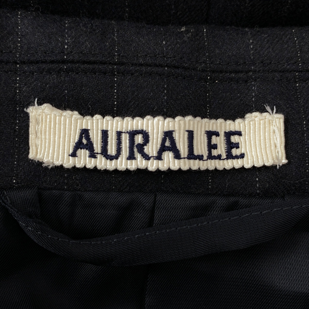AURALEE / オーラリー | WOOL FULLING FLANNEL STRIPE JACKET ストライプ ジャケット | L | メンズ