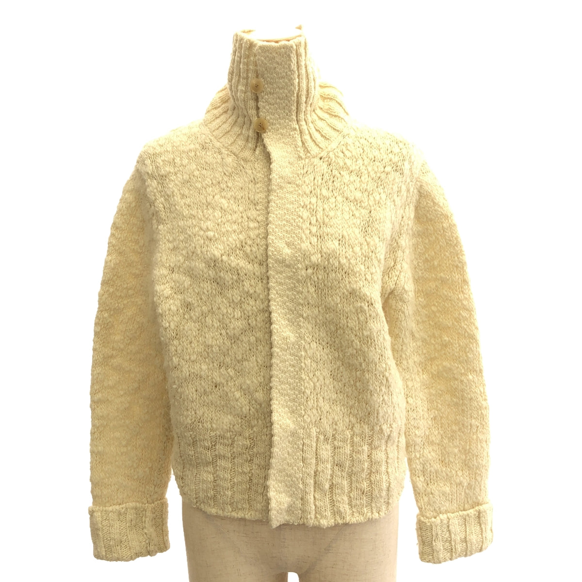 AURALEE / オーラリー | wool slub Knit short cardigan / ウール スラブ ニット カーディガン | 2 | レディース