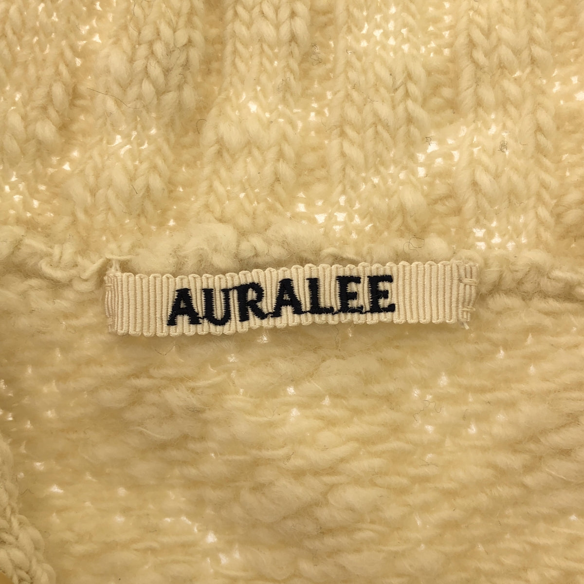 AURALEE / オーラリー | wool slub Knit short cardigan / ウール スラブ ニット カーディガン | 2 | レディース