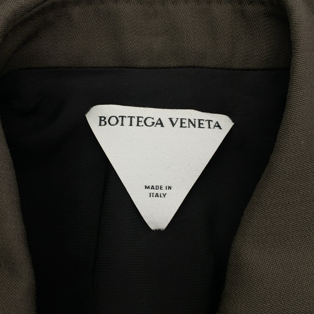 BOTTEGA VENETA / ボッテガヴェネタ | ウール ダブルブレスト テーラードジャケット | 36 | グレー | レディース