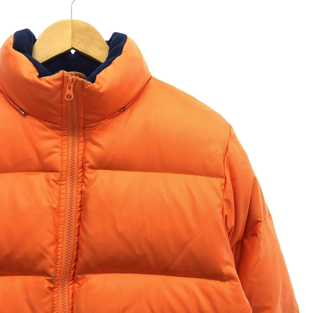 馬球運動 | 90 年代復古羽絨外套 |尺寸 9 |橘色 |男士