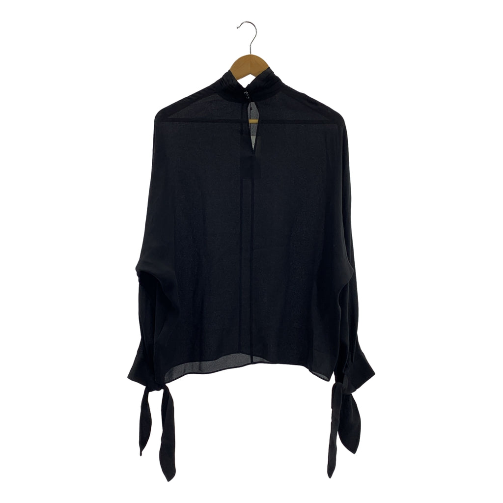 DES PRES | 真絲喬其紗高領襯衫 | F 碼 | 女款