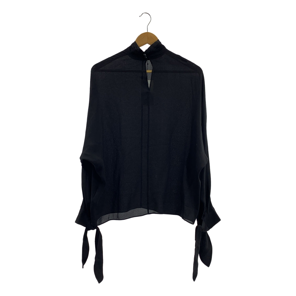 DES PRES | 真絲喬其紗高領襯衫 | F 碼 | 女款