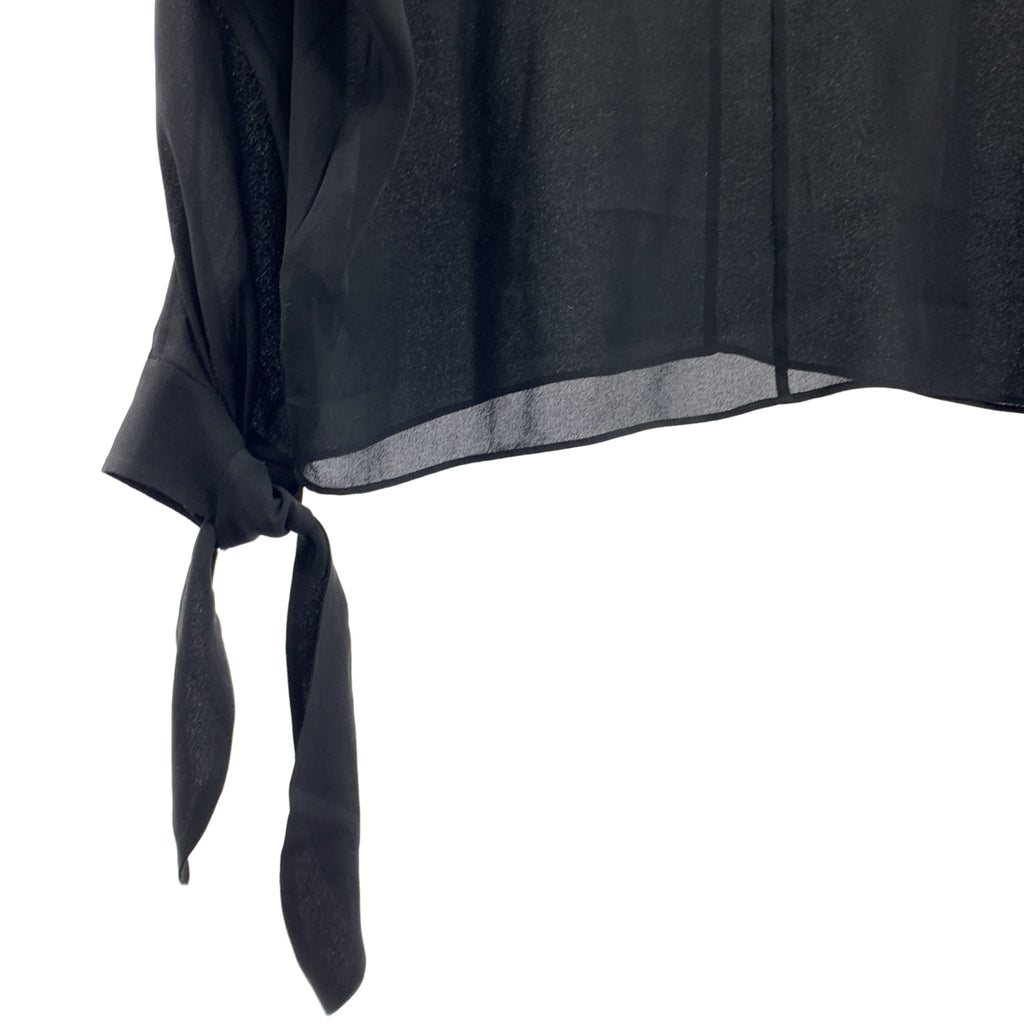 DES PRES | 真絲喬其紗高領襯衫 | F 碼 | 女款