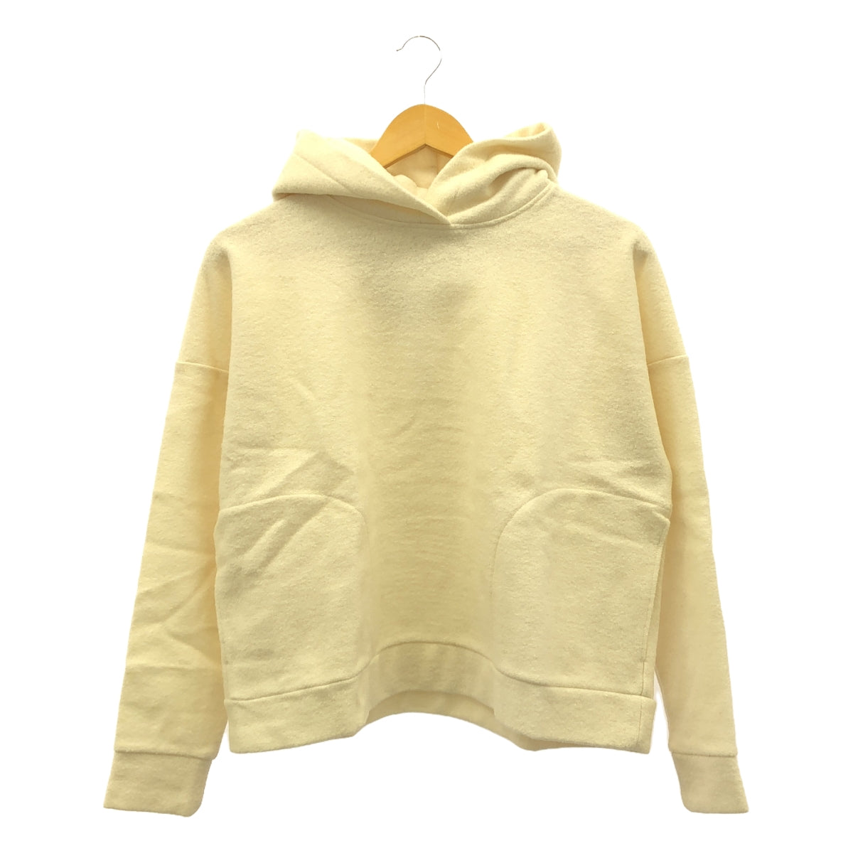 SACRA | Ring Milled Wool Hoodie | 38 | Off White | Women's