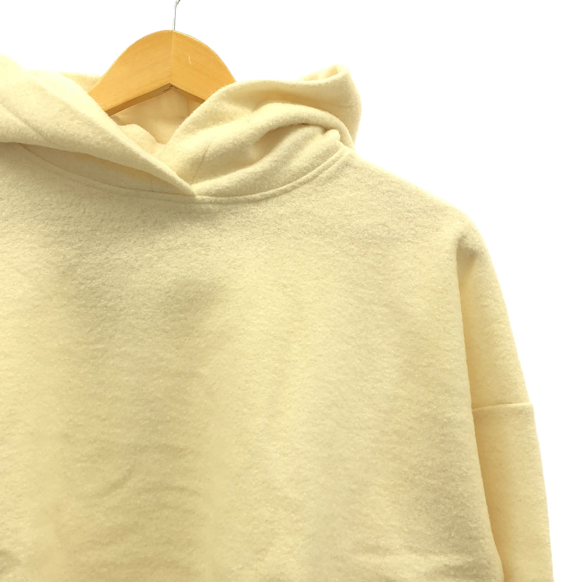 SACRA | Ring Milled Wool Hoodie | 38 | Off White | Women's