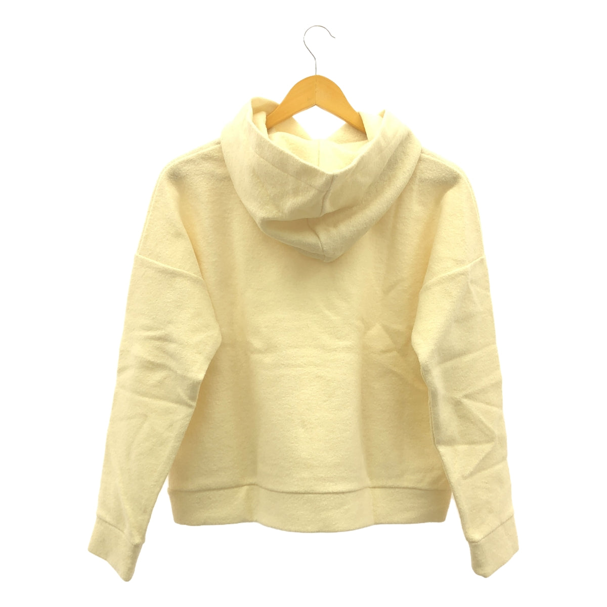 SACRA | Ring Milled Wool Hoodie | 38 | Off White | Women's