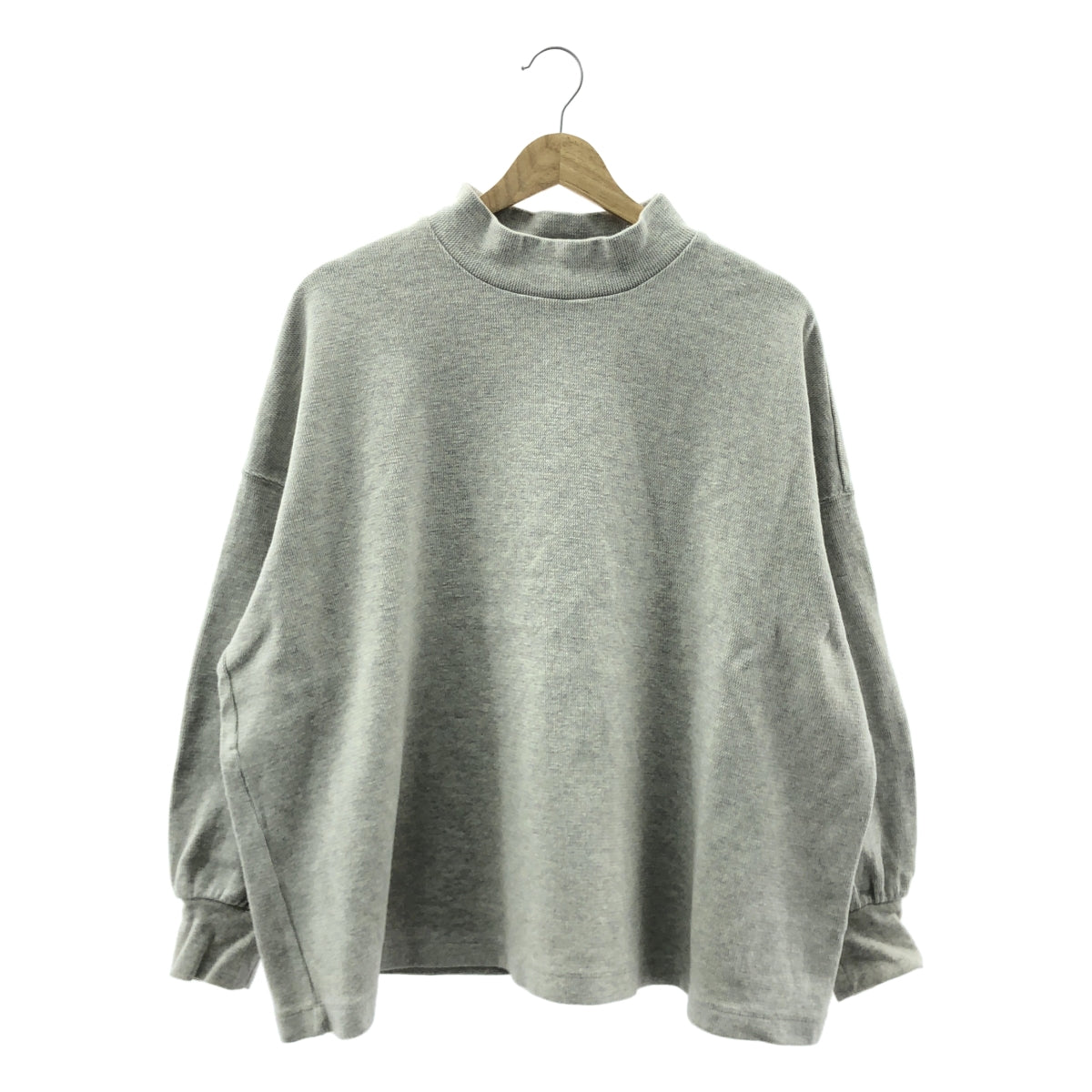 nest robe / ネストローブ | ハイネック オーバー スウェット トレーナー | F | グレー | レディース