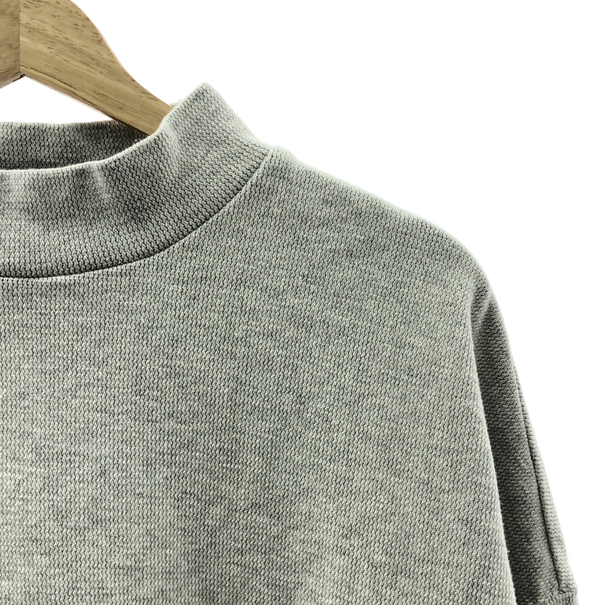 nest robe / ネストローブ | ハイネック オーバー スウェット トレーナー | F | グレー | レディース