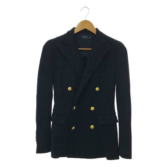 POLO RALPH LAUREN / Polo Ralph Lauren | Knitted double-breasted jacket | 2 | Navy | Women's