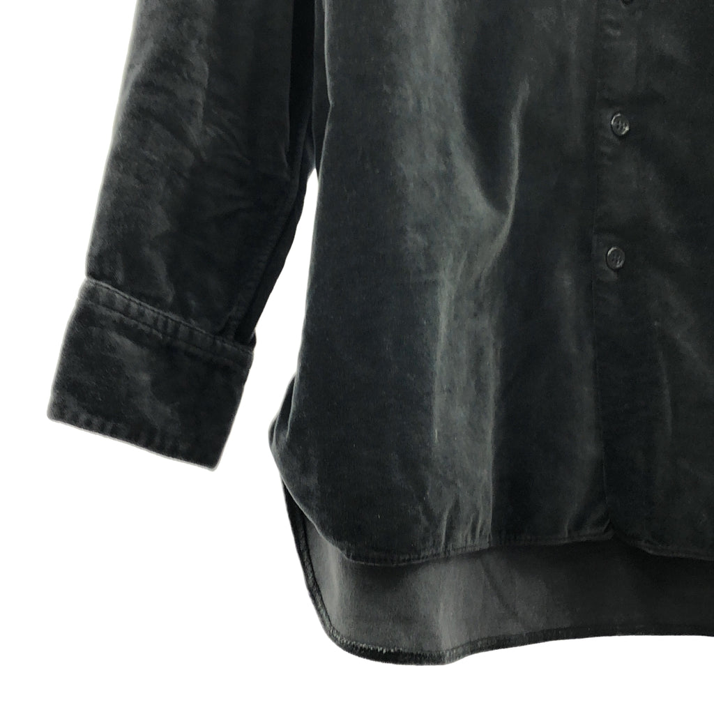 CASEY CASEY / ケーシーケーシー | コットン ベルベットシャツ | S | メンズ