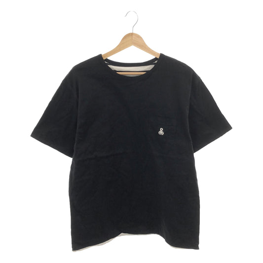 SOPHNET. / SOPHNET. | Reversible Border Pocket T-shirt | M | Black | Men's