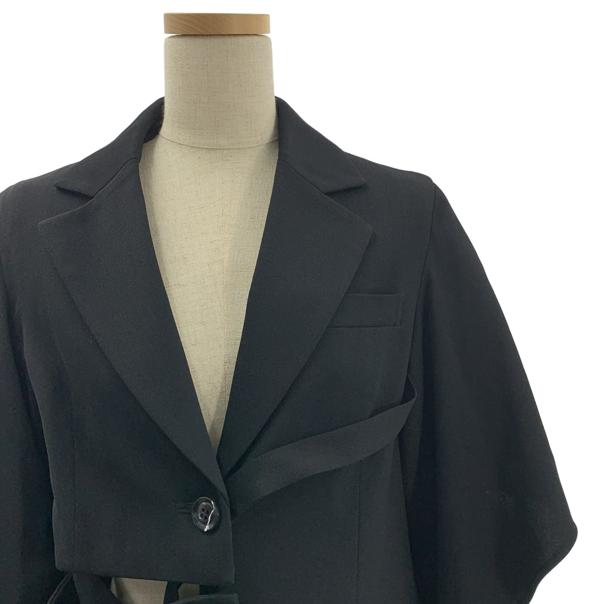 UNITED TOKYO / ユナイテッドトウキョウ | KIMONO 2WAY テーラドジャケット | F | ブラック | レディース