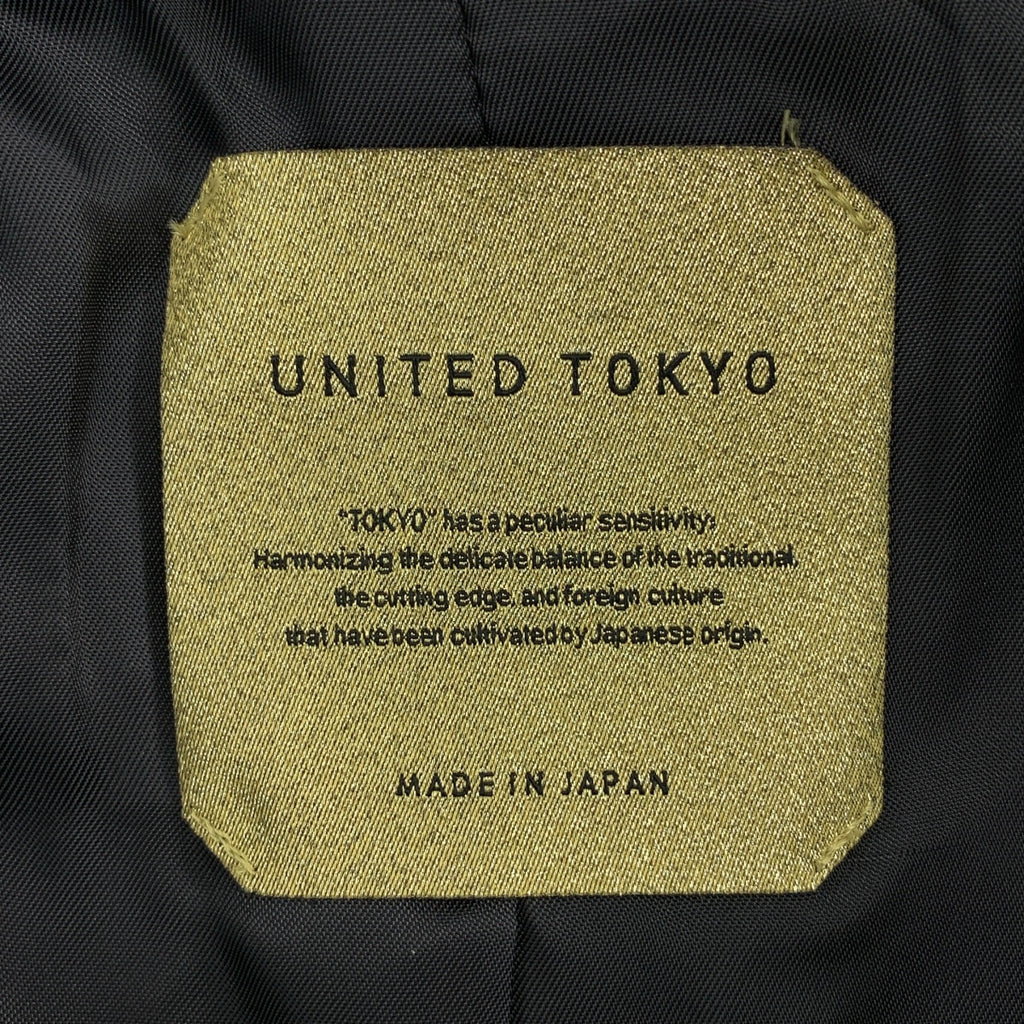 UNITED TOKYO / ユナイテッドトウキョウ | KIMONO 2WAY テーラドジャケット | F | ブラック | レディース