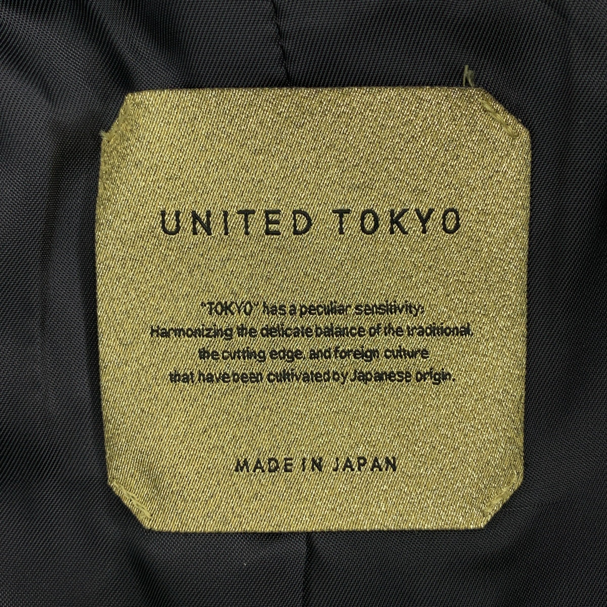 UNITED TOKYO / ユナイテッドトウキョウ | KIMONO 2WAY テーラドジャケット | F | ブラック | レディース