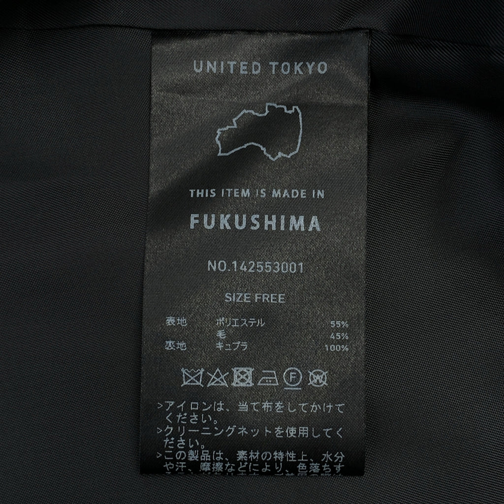 UNITED TOKYO / ユナイテッドトウキョウ | KIMONO 2WAY テーラドジャケット | F | ブラック | レディース
