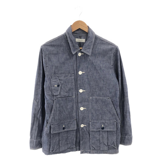 Ordinary fits | Denim work jacket coverall | 2 | Indigo | Men's