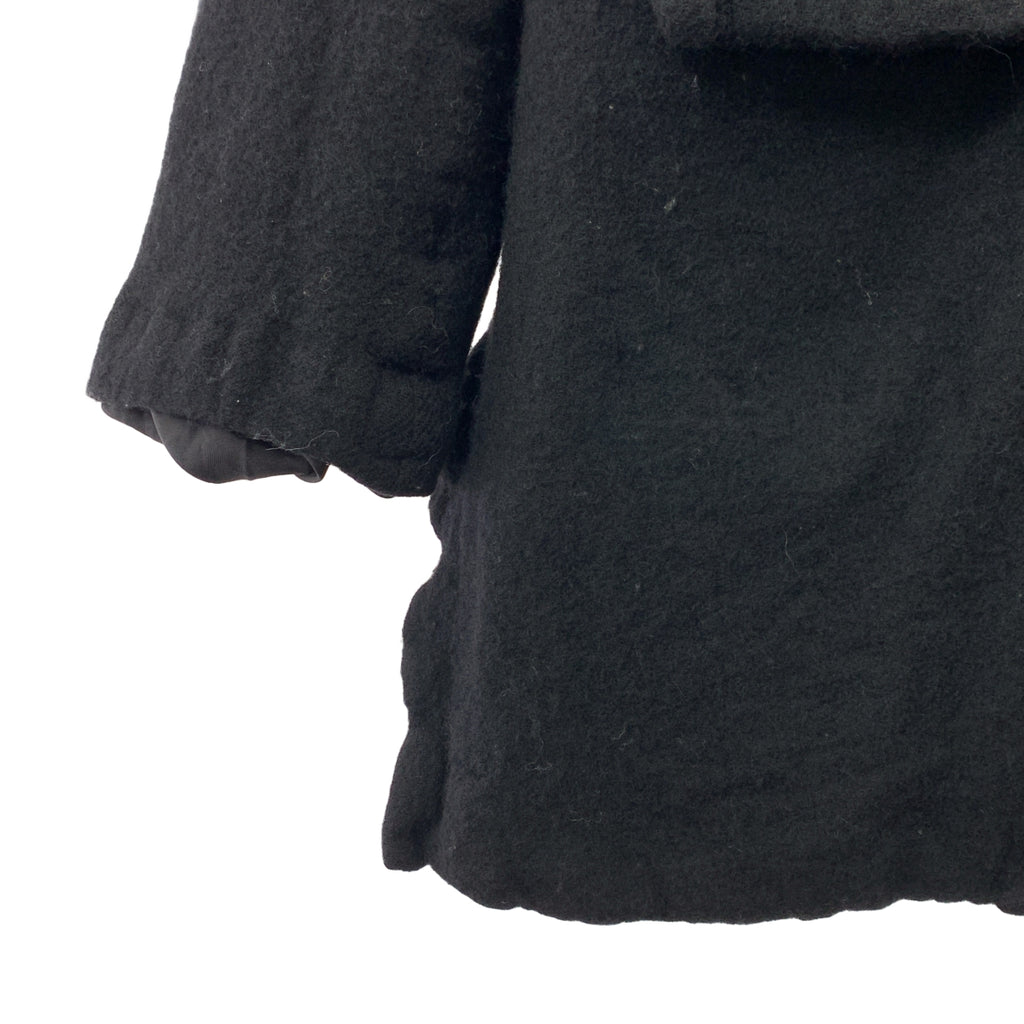COMME des GARCONS HOMME PLUS / コムデギャルソンオムプリュス | 2021AW | ウール縮絨 レオパード柄 リバーシブル ねじれ ロングジャケット | XL | メンズ