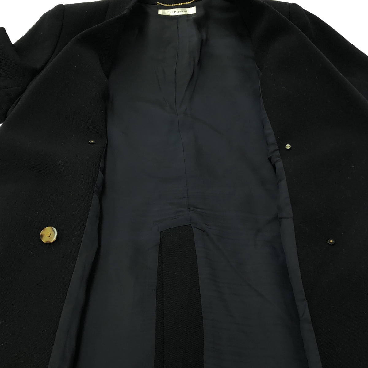 【美品】  MUSE de Deuxieme Classe / ミューズドゥーズィーエムクラス | 2022AW | 【 Col Pierrot / コルピエロ 】OVER ジャケット / 総裏地 | 38 | ダークネイビー | レディース