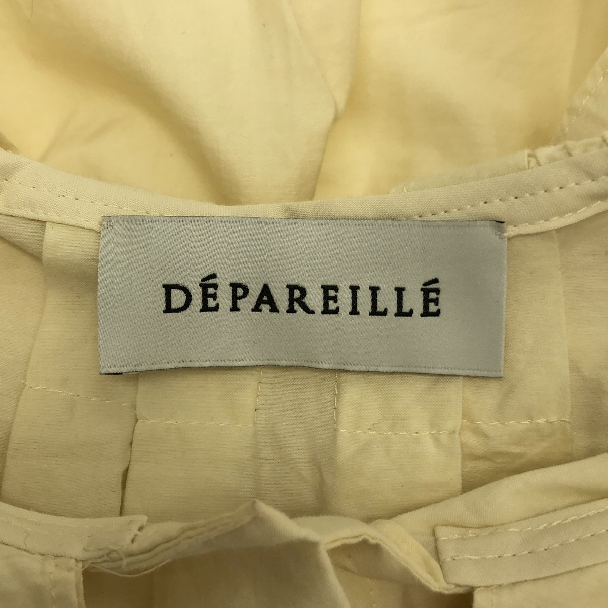 DEPAREILLE / デパリエ | コットン シルク シフォン ブラウス | 38