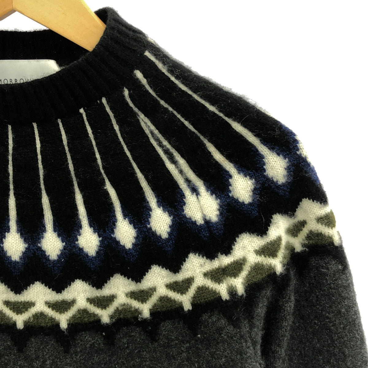 TOMORROWLAND tricot | Cashmere Nordic knit | XXS | Men's