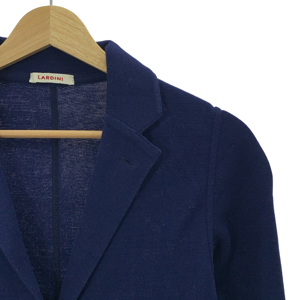LARDINI / 랄디니 | 코튼 니트 2B 테일러드 재킷 | 36 | 여성