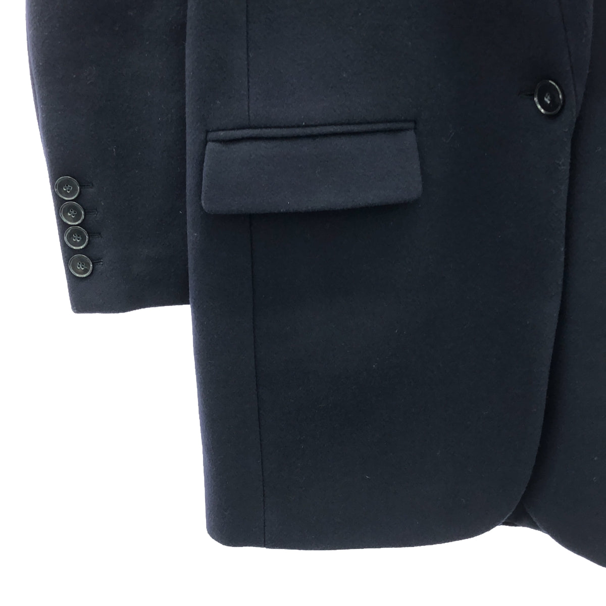 STELLA McCARTNEY / ステラマッカートニー | Bryce Coat ウール ロングコート | 38 | ネイビー | レディース