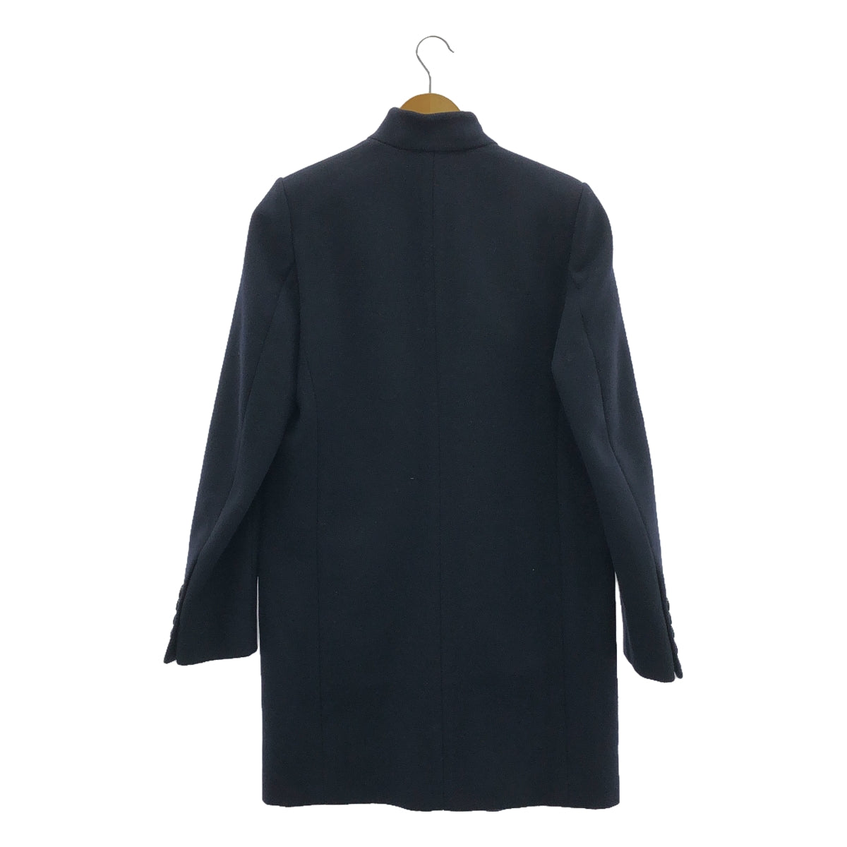 STELLA McCARTNEY / ステラマッカートニー | Bryce Coat ウール ロングコート | 38 | ネイビー | レディース