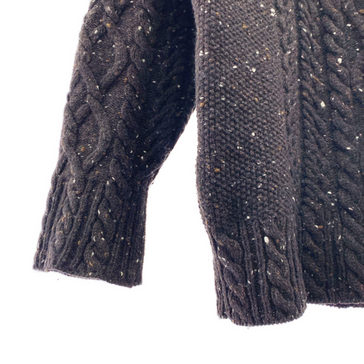 AURALEE ネイビー 長袖カーディガン アンドミー andme 無地 ボーダー クルーネック 長袖 ニット