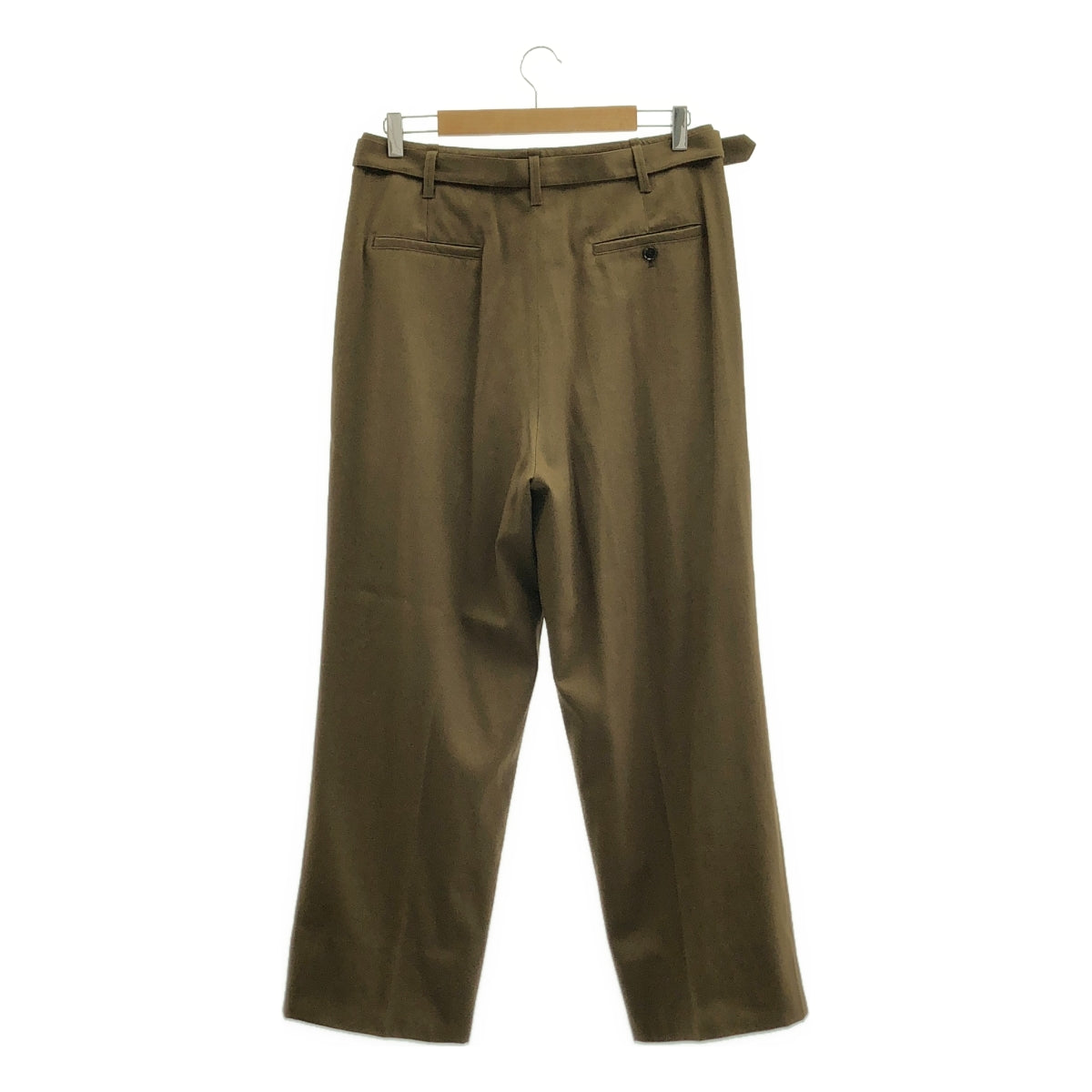 LEMAIRE / 르메르 | 2020AW | BELTED PLEAT TROUSER 코튼 벨티드 트라우저 팬츠 | 48 |