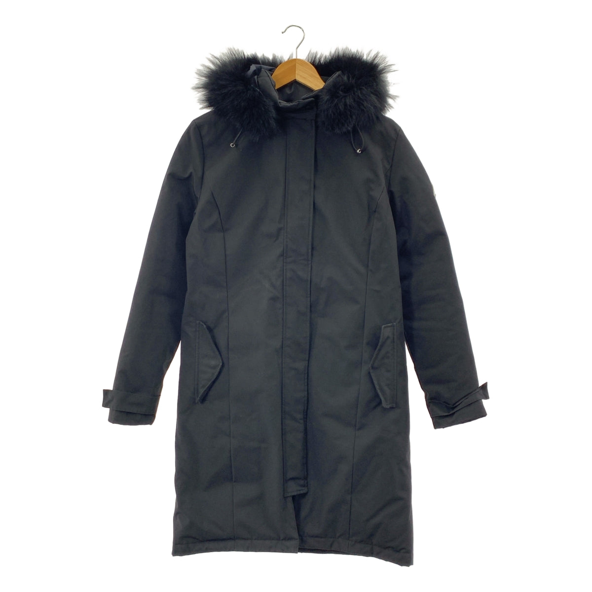 Cape Heights / ケープハイツ | コヨーテファー付 ロングダウンコート | S | ブラック | レディース