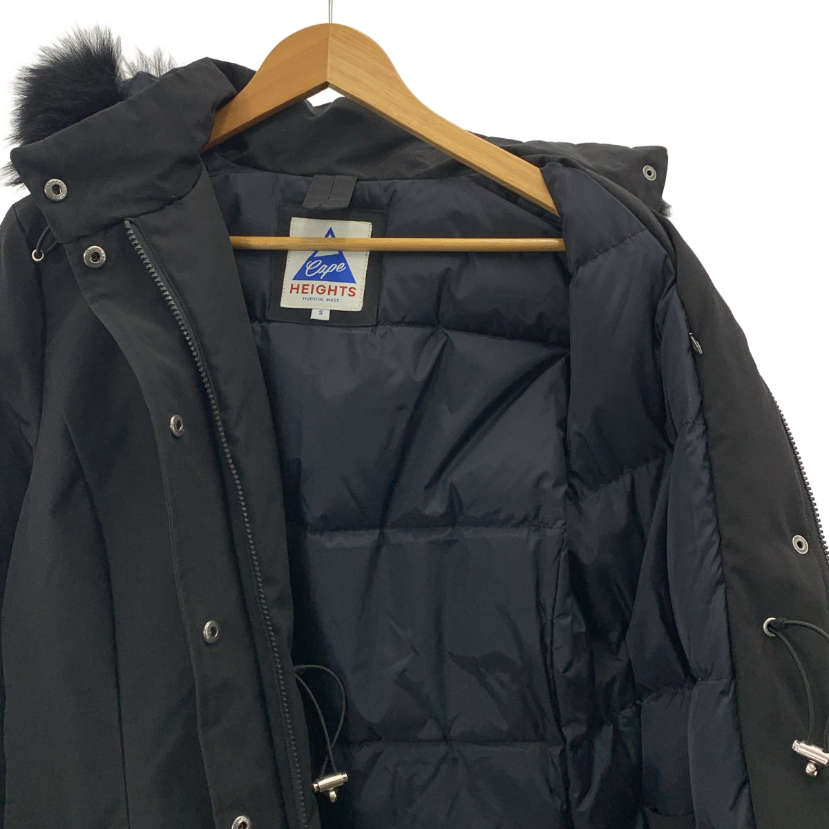 良品✨ ケープハイツ ダウンコート S ロングダウンジャケット　コヨーテファー Cape Heights / ケープハイツ | コヨーテファー付 ロングダウンコート