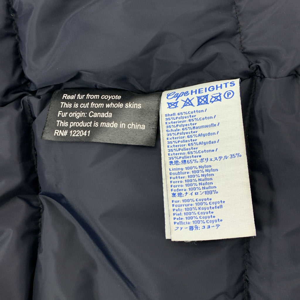 Cape Heights / ケープハイツ | コヨーテファー付 ロングダウンコート | S | ブラック | レディース