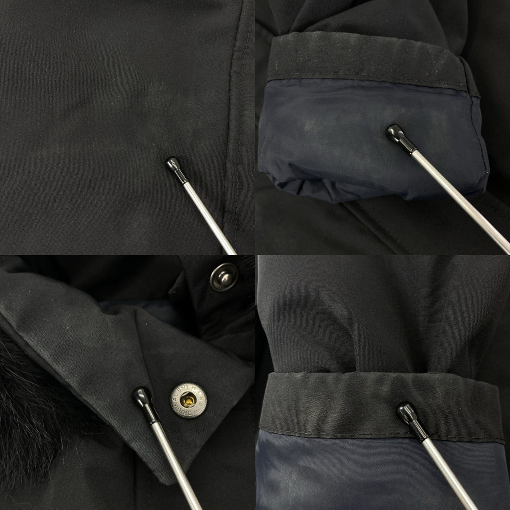 Cape Heights / ケープハイツ | コヨーテファー付 ロングダウンコート | S | ブラック | レディース