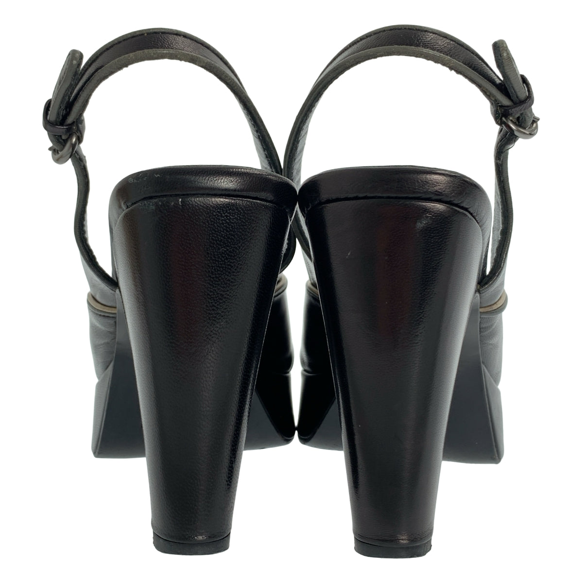 miu miu / Miu Miu | 皮革露趾高跟鞋 | 36碼 | 女士