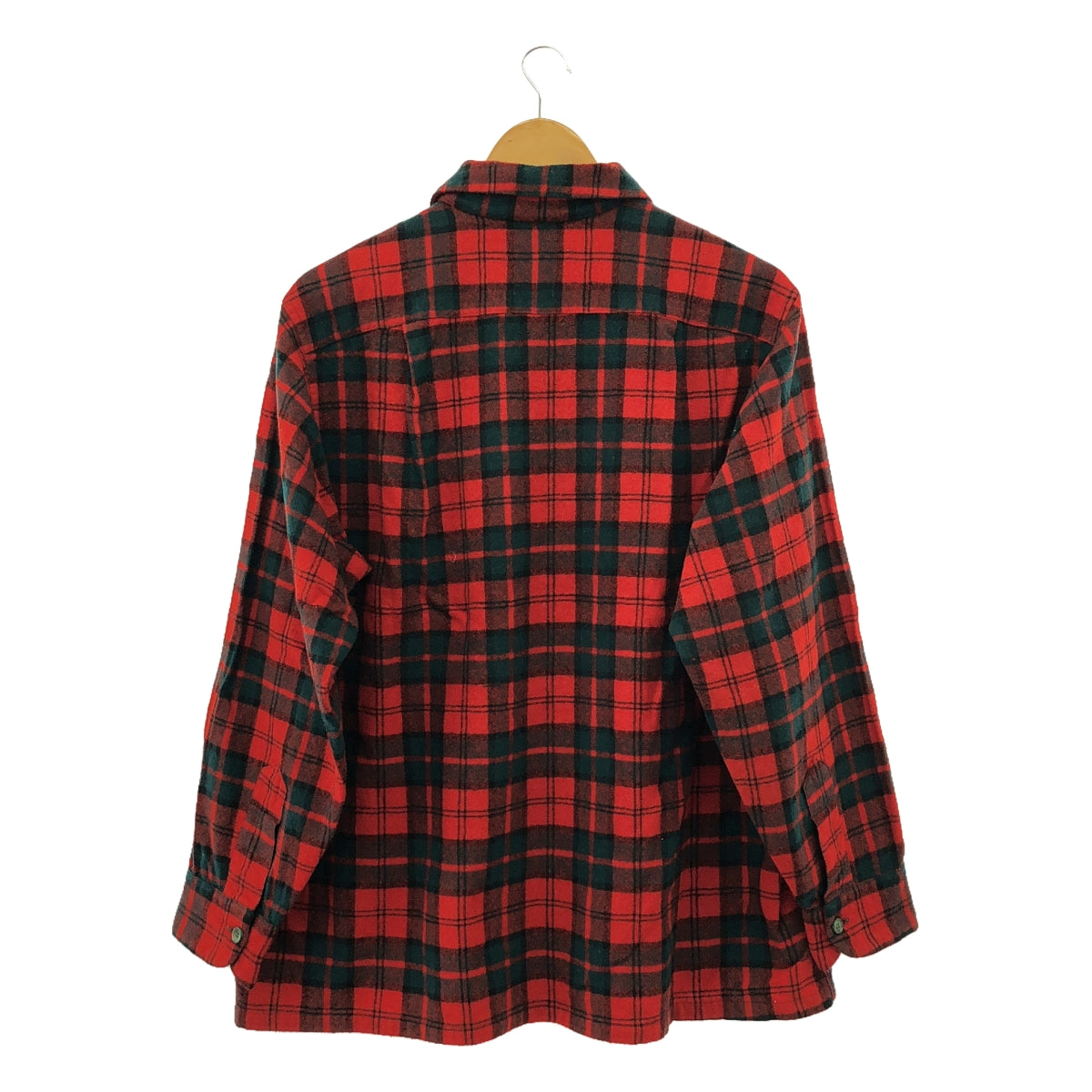 PENDLETON / ペンドルトン | 50s ヴィンテージ ウール チェック オープンカラーシャツ | XL | メンズ