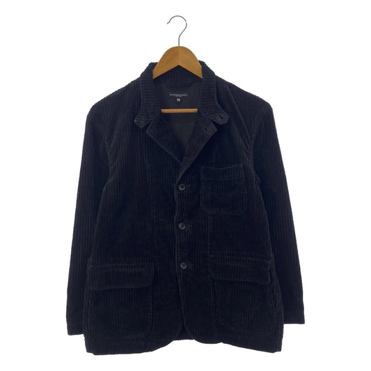 Engineered Garments | Loiter Jacket - Hi-Lo Cord | Corduroy Loiter Jacket | XS | Black | Men's