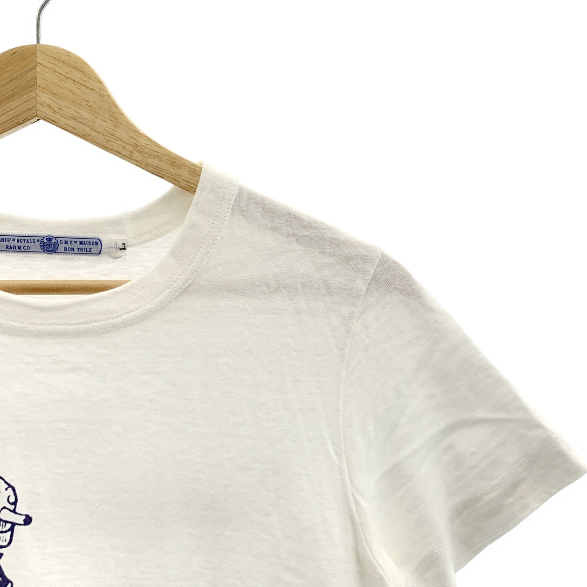 R&amp;D.M.Co / 올드맨즈 테일러 | Tin Woodman T-Shirt 프린트 T셔츠 | L | 화이트 |