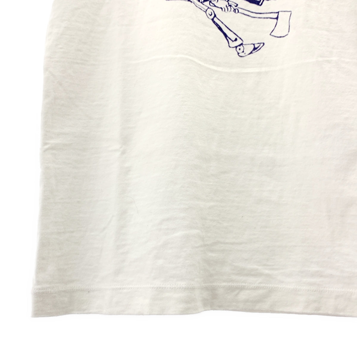 R&amp;D.M.Co / 올드맨즈 테일러 | Tin Woodman T-Shirt 프린트 T셔츠 | L | 화이트 |