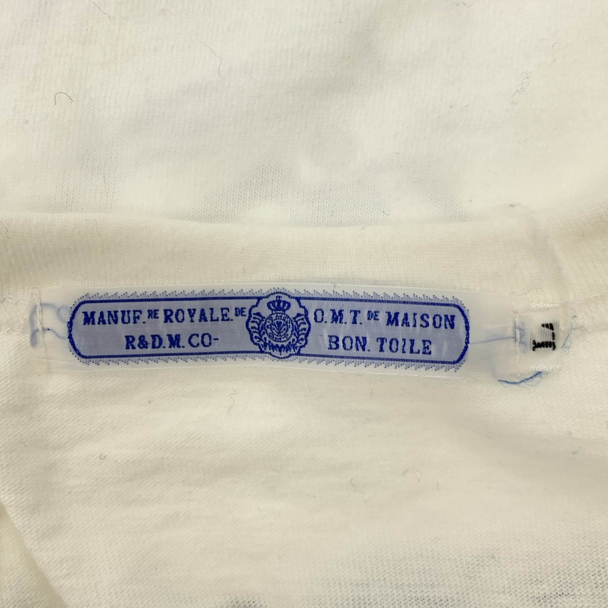 R&amp;D.M.Co / 올드맨즈 테일러 | Tin Woodman T-Shirt 프린트 T셔츠 | L | 화이트 |