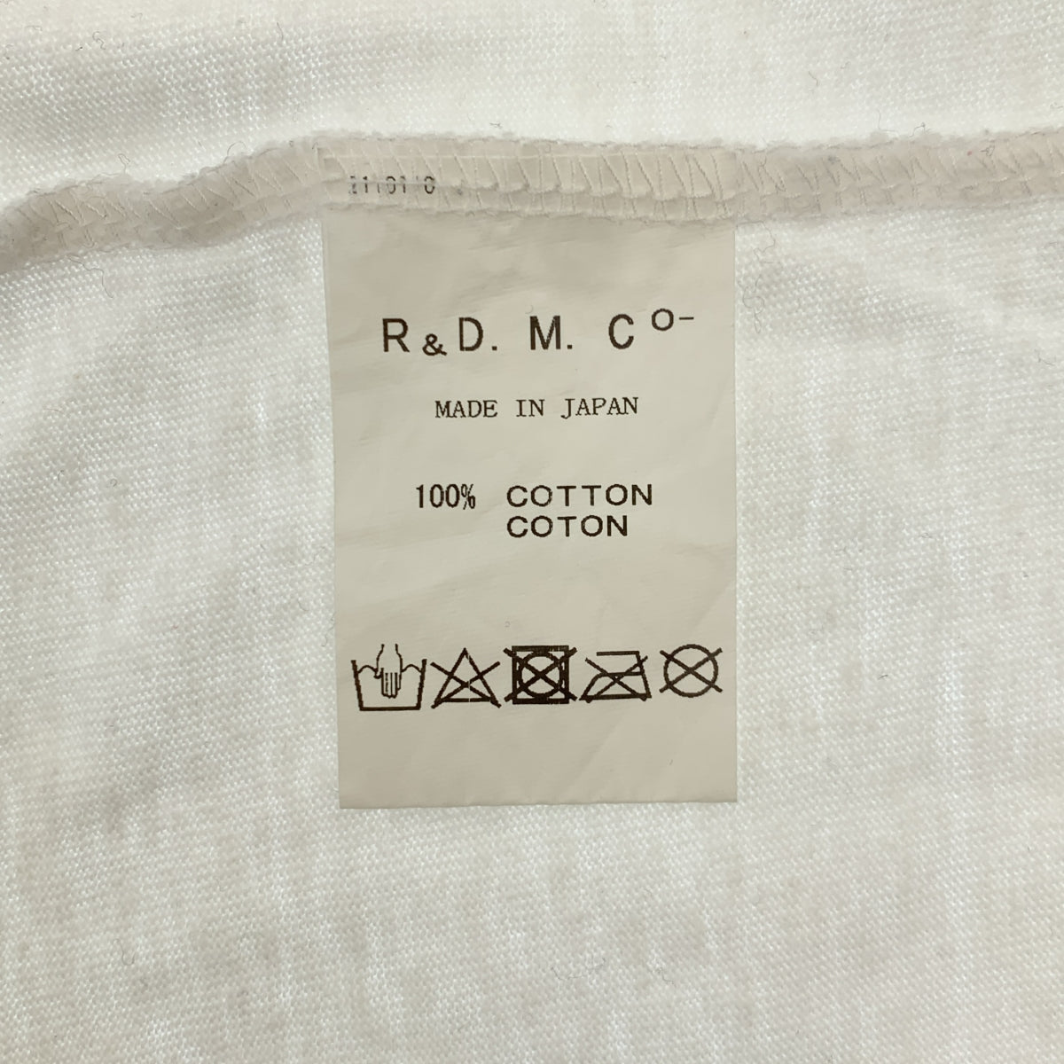 R&amp;D.M.Co / 올드맨즈 테일러 | Tin Woodman T-Shirt 프린트 T셔츠 | L | 화이트 |